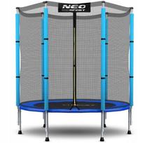 Vaikiškas batutas su apsauginiu tinklu NEOSPORT, 140 cm