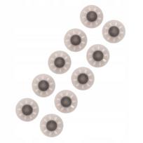 Silikoniniai 10 mm antgaliai klausos aparatams, 10 vnt.