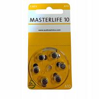 Klausos aparato baterijos MASTERLIFE 10 PR70, 1,45V, 6 vnt.