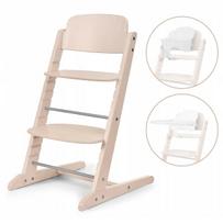 Medinė maitinimo kėdutė Cybex Iris 3in1 su padėklu, šviesi natūrali