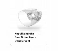Kamerų gaubtai BERNAFON, OTICON miniFit Bass 6 mm, dviguba anga, 10 vnt.