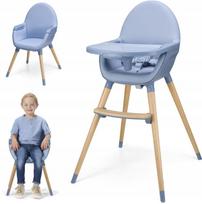 Vaikiška maitinimo kėdutė Kinderkraft Fini 2in1 Nordic Breeze