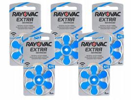 Klausos aparatų baterijos RAYOVAC EXTRA 675 PR44, 30 vnt.