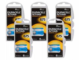 Klausos aparatų baterijos DURACELL 675, 30 vnt.