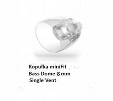 Kamerų kupolai BERNAFON, OTICON miniFit Bass 8 mm, vienguba anga, 10 vnt.