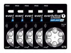 Klausos aparatų baterijos EVERACTIVE 675 PR44, 30 vnt., cinko-orinės