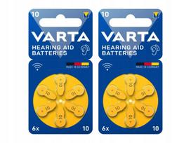 Klausos aparatų baterijos VARTA PR70 10, 12 vnt.