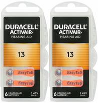 Klausos aparato baterijos DURACELL Activair Type 13, 12 vnt.