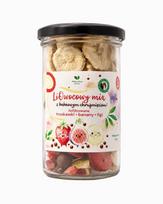 Liofilizuotų vaisių ir ekologiškų kakavos rutuliukų mišinys Crispy Lime Mix