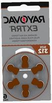 Klausos aparatų baterijos Rayovac Advanced 312, 60 vnt.