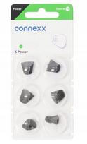 Klausos aparatų antgaliai SIGNIA Connexx Sleeve 3.0 S Power, 6 vnt.