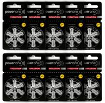 Klausos aparato baterijos Power One Evolution 10 PR70, 1,45V, 60 vnt.