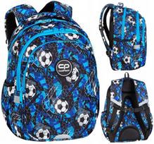 Mokyklinė dviejų skyrių kuprinė Coolpack Jerry Soccer Ball, 1–3 klasei, E29553