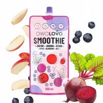 Obuolių, burokėlių ir uogų glotnutis OWOLOVO, 250 ml