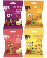 Vaisinės želė be cukraus ir konservantų Bob Snail, 4 x 40 g rinkinys