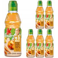 Vaikiškos sultys Kubuś obuolių, bananų ir morkų, 300 ml