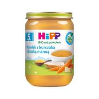 Vištienos sultinio ir manų košės tyrelė HiPP BIO, nuo 5 mėn., 190 g