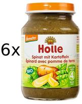 Ekologiška špinatų ir bulvių tyrelių nuo 5 mėn., 190 g
