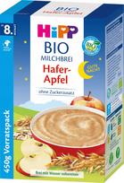 Kruopų košė vaikams HIP, avižų su obuoliais, nuo 8 mėn., 450 g, Vokietija