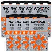 Klausos aparato baterijos RAYOVAC EXTRA 13 MF PR48, cinko oru, 72 vnt.