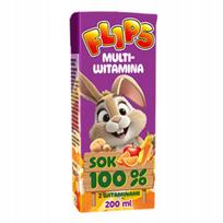 Daugiafunkcis vaisių sulčių gėrimas SANTE FLIPS, 200 ml