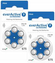 Klausos aparatų baterijos EVERACTIVE ULTRASONIC 675 PR44, 12 vnt.