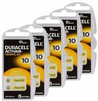 Klausos aparatų baterijos Duracell Activair DA10, 30 vnt.