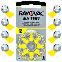 Klausos aparatų baterijos RAYOVAC 10 MF