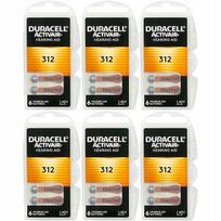 Klausos aparato baterijos Duracell Activair DA312, 36 vnt.