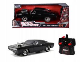 Nuotoliniu būdu valdomas automobilis JADA Fast & Furious Dom's Dodge Charger R/T, įkraunamas USB