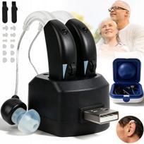 Įkraunami ergonomiški klausos aparatai