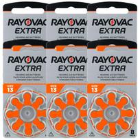 Klausos aparatų baterijos Rayovac 13 6BL, 48 vnt.