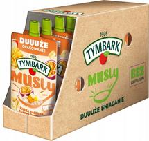 Avižiniai batonėliai Tymbark Musly su mango, pasifloromis ir sorų kruopomis, 10 x 170 g