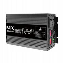 Keitiklis 12V į 230V, 3000W, grynos sinusoidės, automobilinis DC/AC invertorius