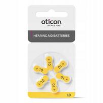 Klausos aparato baterijos Oticon 10, 60 vnt.