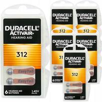 Klausos aparatų baterijos DURACELL 312 ActivAir PR41, 30 vnt.
