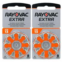 Klausos aparato baterijos Rayovac 13 PR48, 16 vnt.