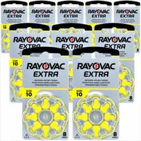 Klausos aparatų baterijos RAYOVAC EXTRA 10 MF, 80 vnt.