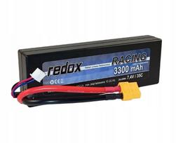 LiPo akumuliatorius Redox 3300 mAh 7.4V 35C su apsaugine dežute