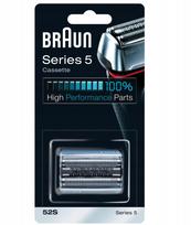 Elektrinės barzdos skutimosi galvutė Braun Series 5 52S, sidabrinė
