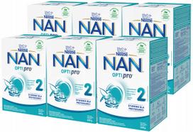 Pienelio mišinys vaikams Nestlé NAN OptiPro 2, 6–12 mėn., 6 x 650 g