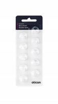 Dvigubi 8 mm MiniFit Bass kupolai klausos aparatams OTICON, BERNAFON, 10 vnt.