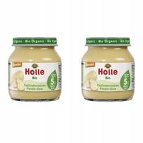 Kūdikių tyrelė HOLLE, pastarnokų, be cukraus, ekologiška, nuo 5 mėn., 125 g, 2 vnt.