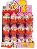Šokoladiniai kiaušiniai Kinder Joy Looney Tunes, mergaitėms, 20 g, 24 vnt.
