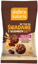 Avižiniai rutuliukai su belgišku kartaus šokolado ir medumi DOBRA KALORIA, 40 g