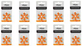 Klausos aparato baterijos OTICON 13, 60 vnt. rinkinys