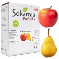 Obuolių ir kriaušių sultys vaikams 3 l, 100% natūralios, be pridėtinio cukraus