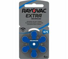 Klausos aparatų baterijos RAYOVAC 675 EXTRA, 6 vnt.
