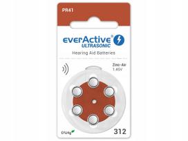 Klausos aparato baterijos everActive 312 PR41, 6 vnt.