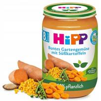 Daržovių ir avinžirnių košė su ryžiais HiPP BIO, nuo 8 mėn., 220 g, Omega-3